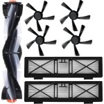 Pi�ces de rechange pour aspirateur robot neato botvac s�rie d, comprenant : 1 brosse principale, 4 brosses ...