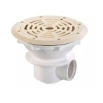 Pi�ce � sceller piscine - bonde de fond liner / b�ton - mod�le easyline - sable - �210 de astralpool