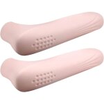 Pieces silicone door handle guard, baby child door handle guard, safety door handle guard and knob (pink) ...