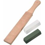 Jamais utilis�]pi�ces strops en cuir kit, paddle strop en cuir double face bloc de blocage avec blanc ...