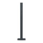 Pied de bloc de bo�te aux lettres collectives - languedoc decayeux gris anthracite - hauteur 1, 20 m ...