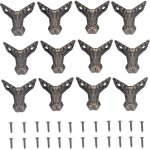 Pieds de bote � bijoux, 12 pi�ces, aspect antique et �l�gant, alliage de qualit� sup�rieure, robuste ...