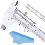 Pied � coulisse acier inoxydable vernier caliper 150mm 6'' caliper outil de mesure de microm�tre caliper ...