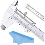 Pied  coulisse acier inoxydable vernier caliper 150mm 6'' caliper outil de mesure de micromtre caliper ...