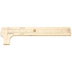 Pied � coulisse en laiton m�trique en pouces, double �chelle, outil de mesure de style r�tro pour la ...