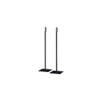 Pieds pour enceintes sp200 verre tremp� et m�tal laqu� noir - lot de 2