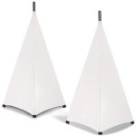 Pied enceinte universel, housse de tr�pied pour haut - parleur en �lasthanne extensible, pieds enceintes ...