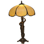 Fijalo - pied de lampe de table tiffany moyen avec figure diam�tre 30 cm s�rie virginia