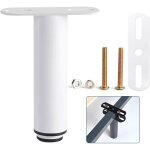 Pied de lit, pieds de sommier, lot de 1 pied de lit liaison m�tal r�glables en m�tal pieds pour sommier, ...