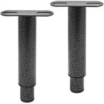 Pieds de lit, pieds de sommier, lot de 2 pieds de lit r�glables en m�tal, pieds de sommier en m�tal robustes, ...