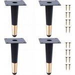 Pieds de meuble 4pcs pieds de table conique vertical pieds de canapé pieds d'armoire en métal pour armoire ... Pieds de meuble 4pcs pieds de table conique vertical pieds de canapé pieds d'armoire en métal pour armoire ...