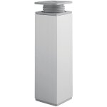 Pieds de meuble aluminium tube carr� 40x40 mm - embase en mati�re plastique - hauteur 60 mm - finition ...