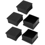 Tuserxln - pied de meuble couvre - pieds de table pour 60mm x 60mm embout pied chaise carr caoutchouc ...