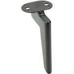 Pied de meuble loft, noir mat, hauteur 18 cm