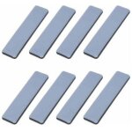 Pieds de meuble robustes xvx, patins rectangulaires anti - vibrations en t�flon auto - adh�sifs, bleu ...