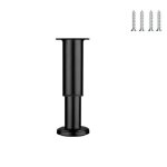 Pied de meuble rond r�glable en hauteur (18 - 30 cm) - support pour commode, table et canap�