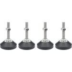 Pieds de nivellement pour meubles, 4 pcs m10 pieds de r�glage de la hauteur pour tables, chaises, canap�s, ...