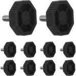 Pieds de nivellement r�glables � visser en plastique octogonaux lot de 50 pi�ces ? patins amortisseurs ...