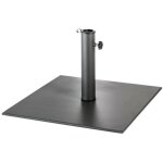 Hesperide - pied de parasol carré anthracite 20kg en béton - hespéride Hesperide - pied de parasol carré anthracite 20kg en béton - hespéride