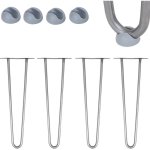 Pieds de table 4 pcs. set pieds en �pingle � cheveux pieds en �pingle � cheveux cadre de table chemins ...
