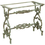 Pied de table de jardin structure en fer et fonte massif, idéale pour l'intérieur et l'extérieur plateaux ... Pied de table de jardin structure en fer et fonte massif, idéale pour l'intérieur et l'extérieur plateaux ...