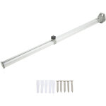 Pieds de table de meubles de bricolage en acier inoxydable r�glable, t�lescopique pliable pieds de bureau ...