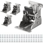 Pied de table pliable charnière 90° - lot de 4 charnières autobloquantes 69x63x54mm, ferrures de table ... Pied de table pliable charnière 90° - lot de 4 charnières autobloquantes 69x63x54mm, ferrures de table ...