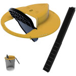 Pi�ge � rats sans cruaut� avec couvercle coulissant � charni�re et r�armement automatique cage � rats ...