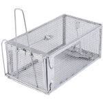 Pi�ge � souris en cage, zinc fer, 27 x 14 x 12cm, s�r robuste, capture vivante sans cruaut�, pour int�rieur ...