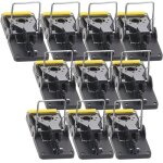 Pi�ge � souris - tapette � rats grande taille - lot de 10 - r�utilisable en plastique - couleur principale ...