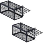 Pi�ge � souris vivante, lot de 2, attrape - souris, sans tuer, cage rats, 12 x 23 x 12 cm, sourici�re, ...