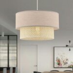 Pier import - suspension moderne - double abat - jour sable zurich