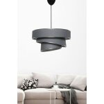 Pier import - suspension salon grise - abat - jour triple, moderne zurich