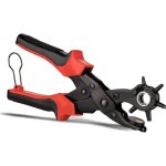 Piercing ceinture de piercing en cuir outil de piercing �pingle cuir (version am�lior�e durable 3 trous ...