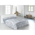 Pierre cardin - parure de lit indiana - lit 90 cm - couleur bleu c2
