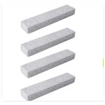 Pierre ponce de nettoyage , lot de 4 pierre de nettoyage pour toilettes, pierre abrasive crepiere, pierre ...