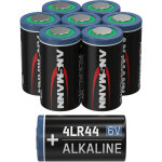 Piles alcalines 4lr44 6v (lot de 8) - ansmann