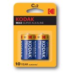 Pile alcaline kodak max c - 2 (lr14), blister = 2 pices.