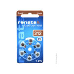 Swatch group - pile auditive 312a 0%hg 1. 45v 165mah - renata Swatch group - pile auditive 312a 0%hg 1. 45v 165mah - renata