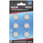 Pile bouton cr 2032 lithium hycell 200 mah 3 v 6 pc(s)