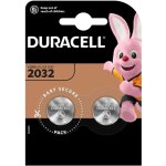 Piles bouton duracell cr2032 3 v, blister de 2 pi�ces