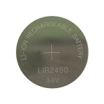 Pile bouton rechargeable rs pro 3. 6v, 120mah, 24mm, lithium, lir2450 ( prix pour 1 )