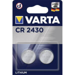 Pile lithium 3v 290mah cr2430 varta blister de 2 - 6430101402