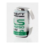 Exalium premium - pile lithium saft 3. 6v - 1 / 2aa ls14250 + cosses  souder