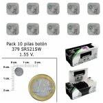 Pile montre 379 maxell silver oxide sr521sw 379 / maxell