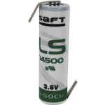 Pile sp�ciale lr6 (aa) lithium saft ls14500hbg cosses � souder en z 3. 6 v 2600 mah 1 pc(s)
