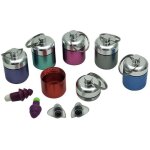 Pilulier �tanche, petit porte - cl�s, pilulier en m�tal, mini pilulier portable pour voyage en plein ...