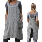 Pinafore tablier pour femme avec poches pour le travail, le jardinage, la cuisine, la peinture, la p�tisserie ...