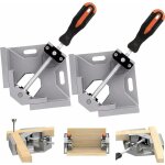 Pince à angle droit à 90 degrés fixateur à angle droit pour le travail du bois 2 pièces pince à bois ... Pince à angle droit à 90 degrés fixateur à angle droit pour le travail du bois 2 pièces pince à bois ...