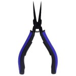 Pince � bec plat, pince � bec effil� longue port�e, m�choire en acier au carbone, poign�e tpr, pince ...